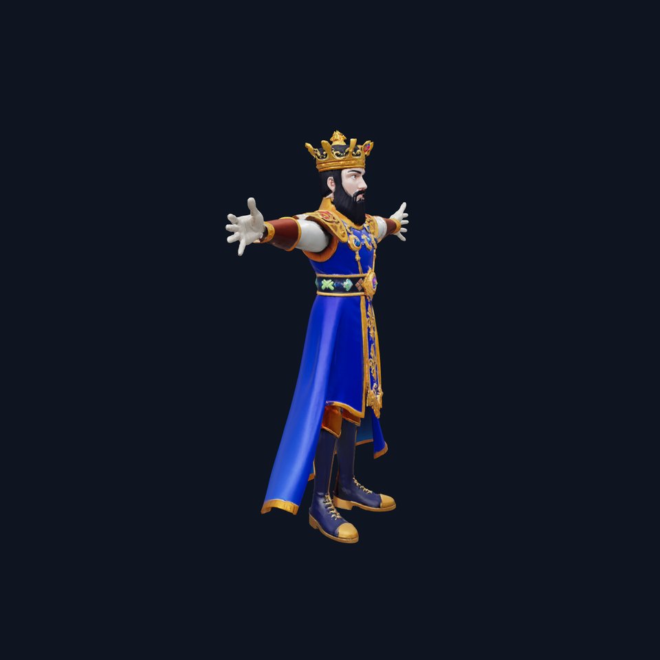 Royal Blue Monarch model pack